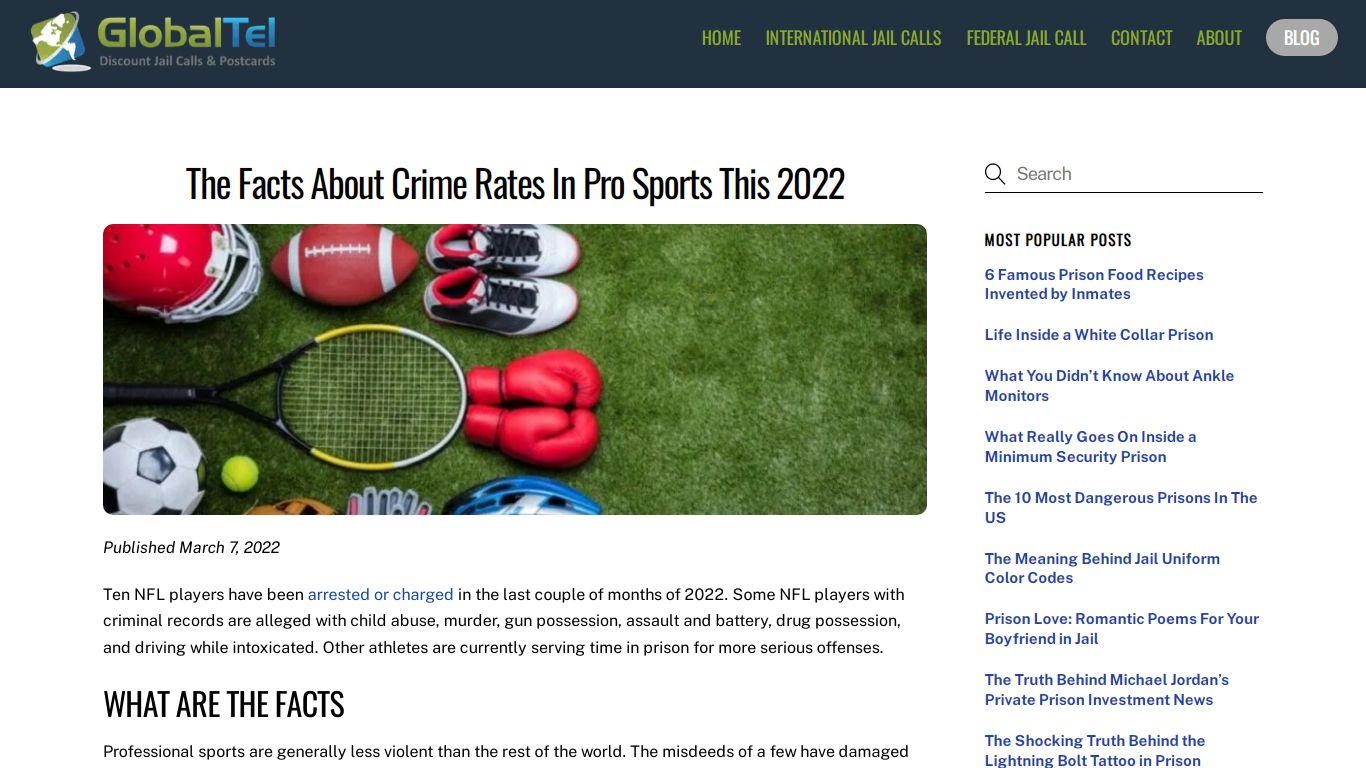 The Facts About Crime Rates In Pro Sports This 2022 - GlobalTel