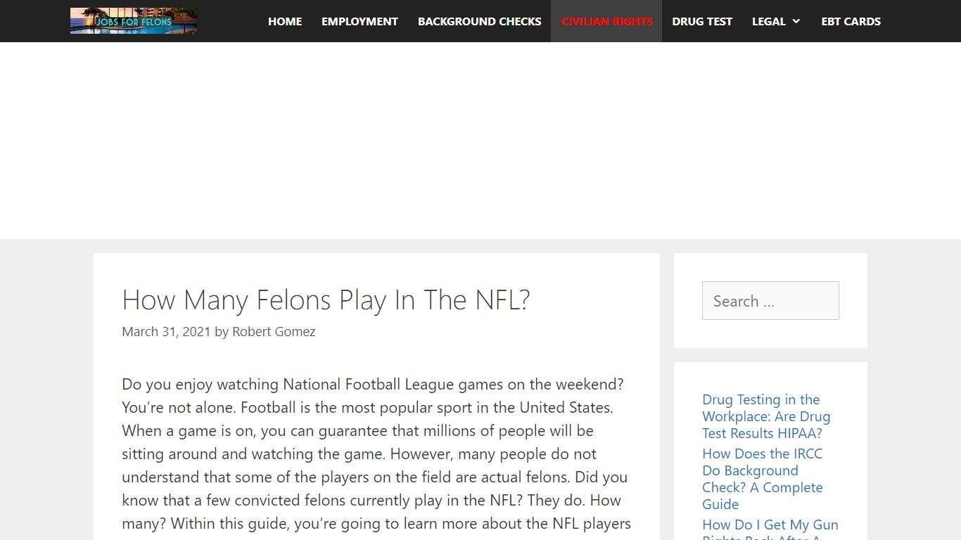 How Many Felons Are In The NFL? 2021 UPDATED - Jobs For Felons: Jobs ...